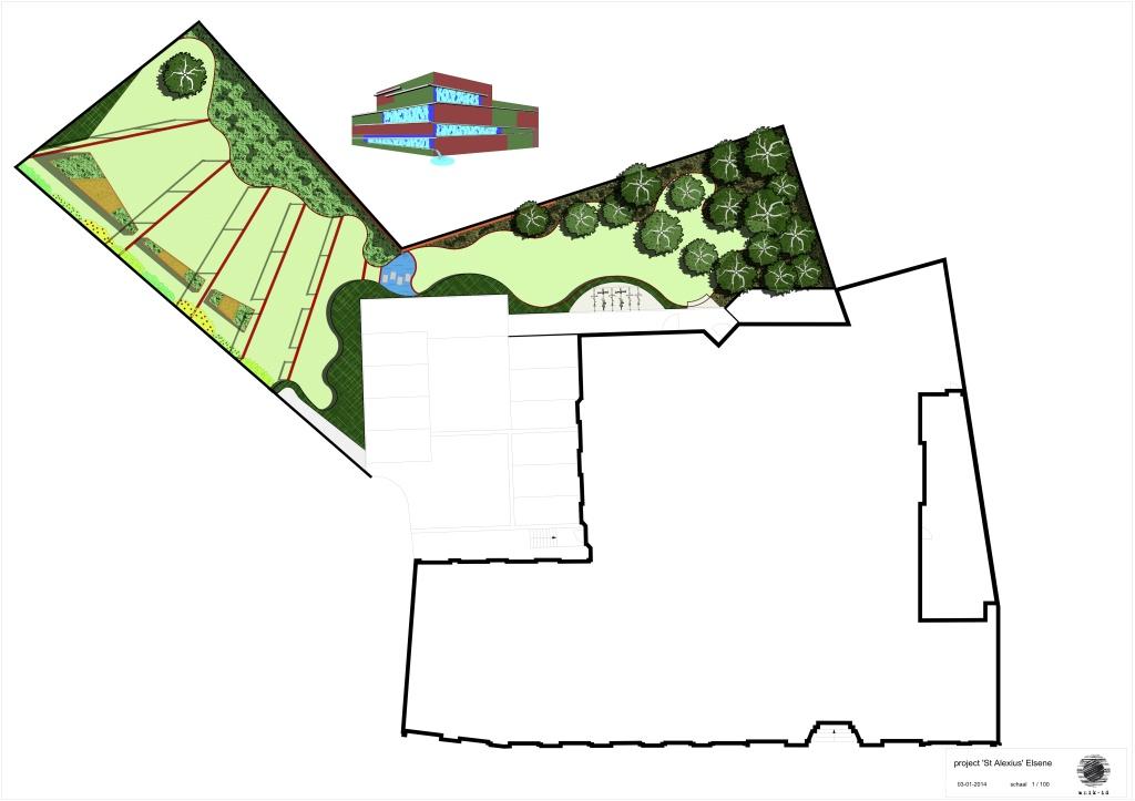 in het ontwerp merken we twee delen, twee werelden op. Twee werelden die we allemaal kennen, maar die voor sommigen nog intenser kunnen zijn.nnWe wilden ook een plek ontwerpen die universeel en tijdloos kan zijn, een plek waarvan de inhoud niet door de tijd achterhaald kan worden.n